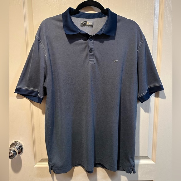 Callaway Opti-Dri Blue Polo- Large - Picture 1 of 7
